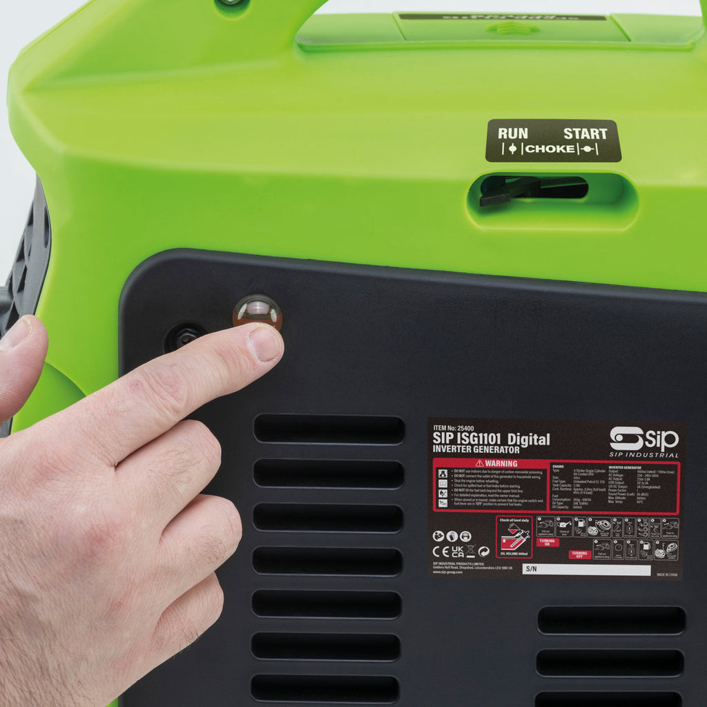 SIP ISG1101 Digital Petrol Inverter Generator, 1100W (25400)