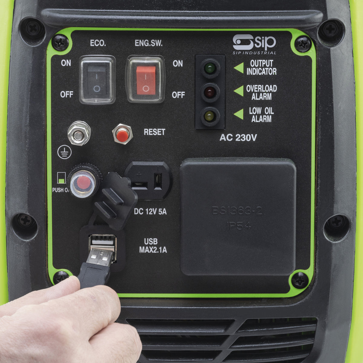 SIP ISG1101 Digital Petrol Inverter Generator, 1100W (25400)