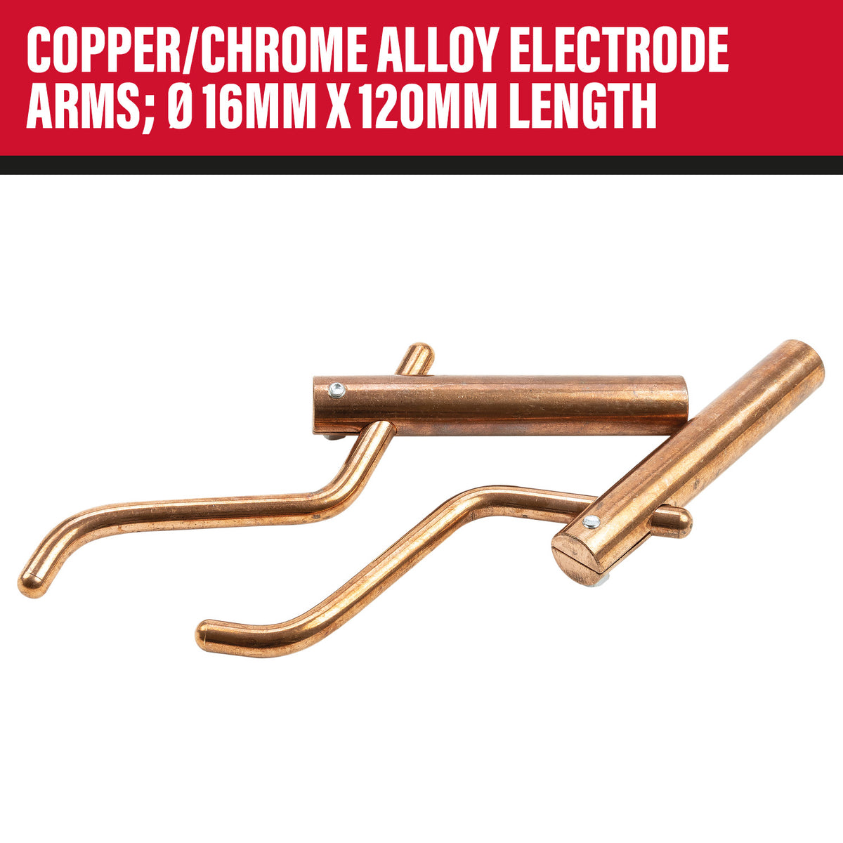 SIP Spot Welder 120mm Arms with Swan Neck Electrodes (ø 16mm)