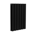 Baridi Horizontal Radiator Contemporary Double Flat Panel Design 600 x 420mm – Black