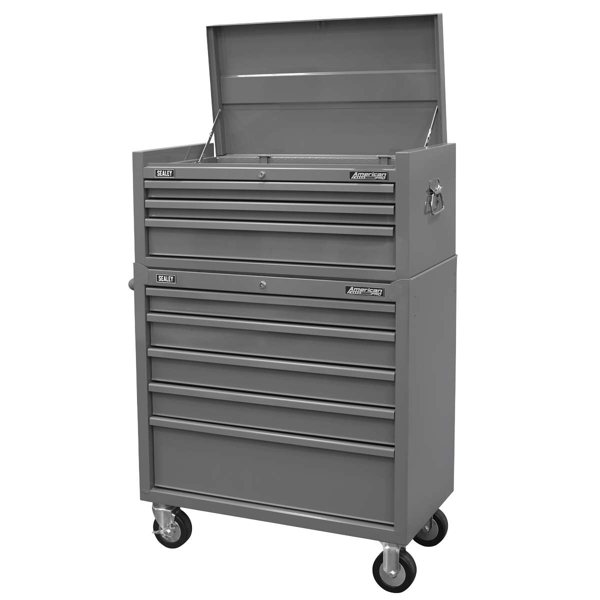 American PRO® Rollcab 5 Drawer & Topchest 3 Drawer Combination Grey (AP11GCOMBO1)