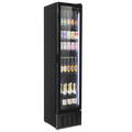 Baridi Tall Drinks Fridge with Digital Controls & Auto Defrost 160L Black (DH440)