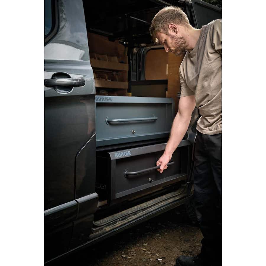 Draper BUNKER® K1 Stacking Box, Black (07137) (Ex-Display)