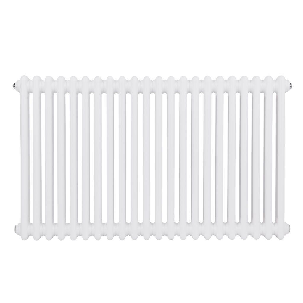 Baridi Horizontal Traditional 2 Column Radiator 600 x 1012mm – White