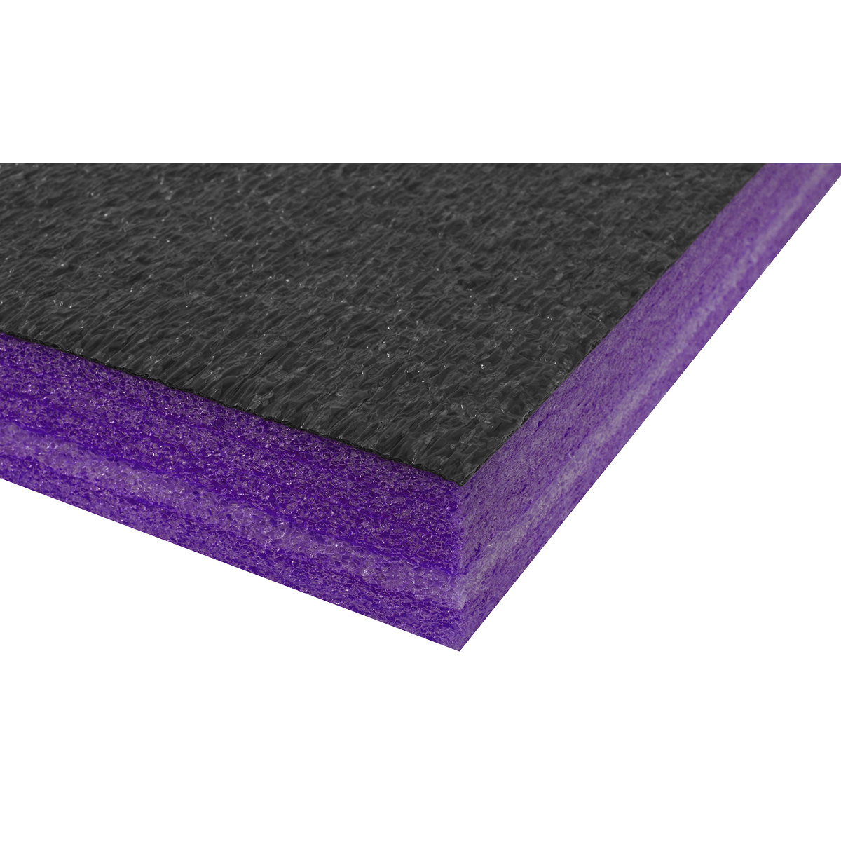 Easy Peel Shadow Foam® 1200 x 550 x 50mm Purple/Black (SF50P)