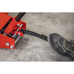Premier Long Reach High Lift Trolley Jack 3 Tonne