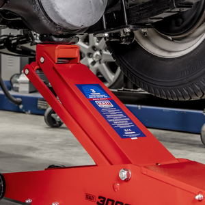 Premier Long Reach High Lift Trolley Jack 3 Tonne