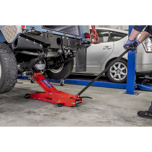 Premier Long Reach High Lift Trolley Jack 3 Tonne