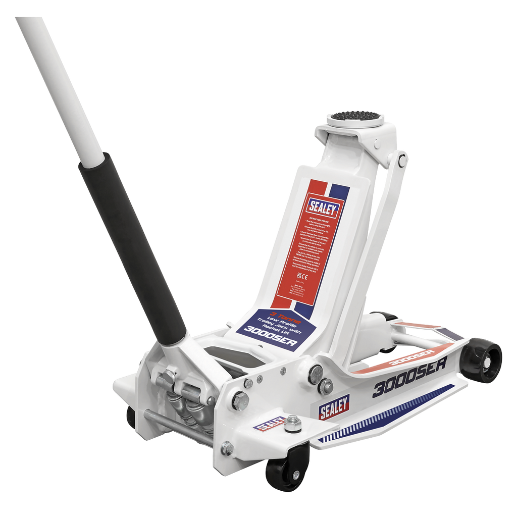 Low Profile Trolley Jack with Rocket Lift, 3 Tonne (3000SER)