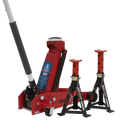 Standard Chassis Trolley Jack with Axle Stands, 3 Tonne (3010CX)