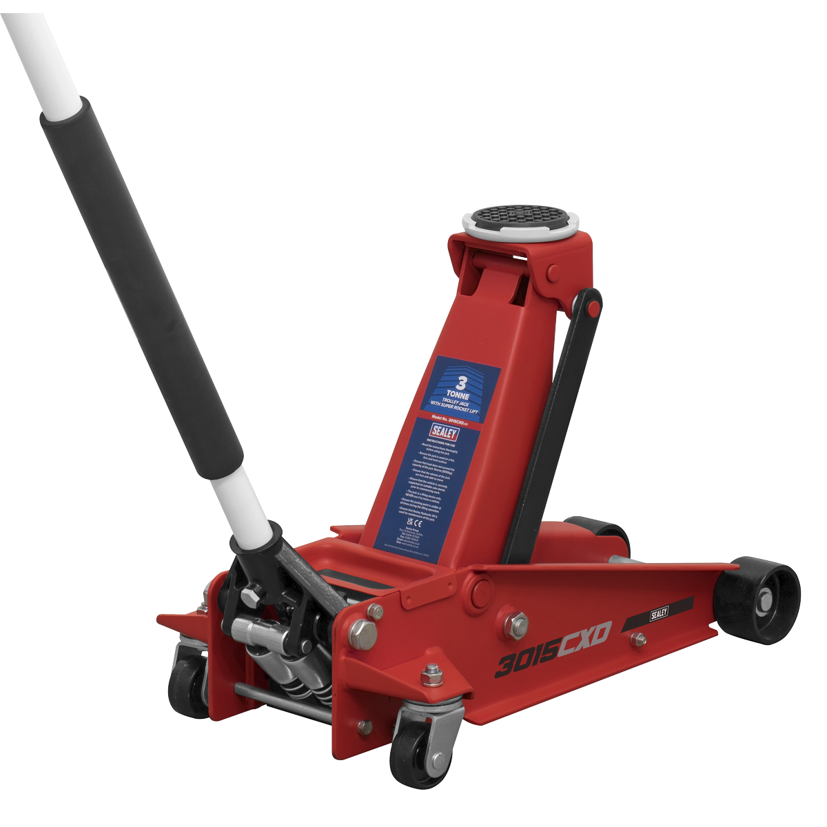 Trolley Jack with Super Rocket Lift 3 Tonne