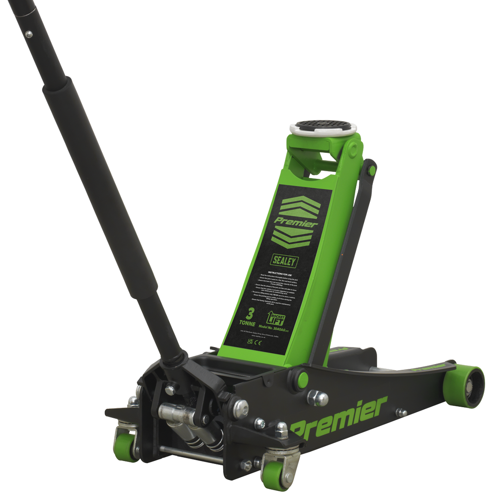 Premier Low Profile Trolley Jack Stand Deal, 3 Tonne (JS1COMBO2)