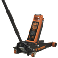 Premier Low Entry Trolley Jack with Rocket Lift, 3 Tonne, Orange (3040AO)