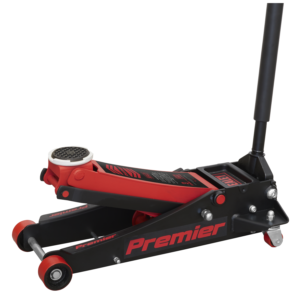 Premier Low Entry Trolley Jack & Axle Stands, 3 Tonne, Red (3040ARCOMBO)