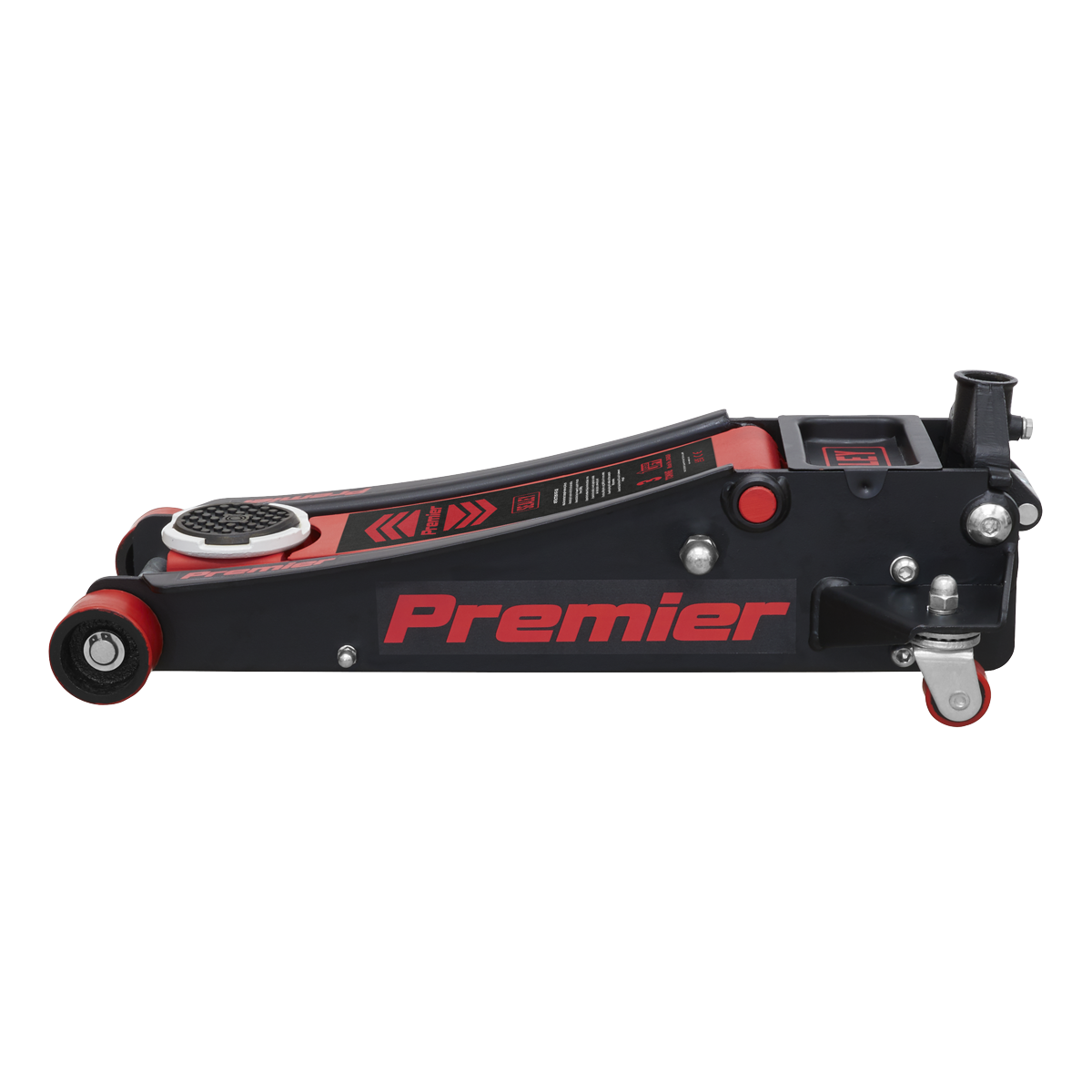 Premier Low Entry Trolley Jack & Axle Stands, 3 Tonne, Red (3040ARCOMBO)