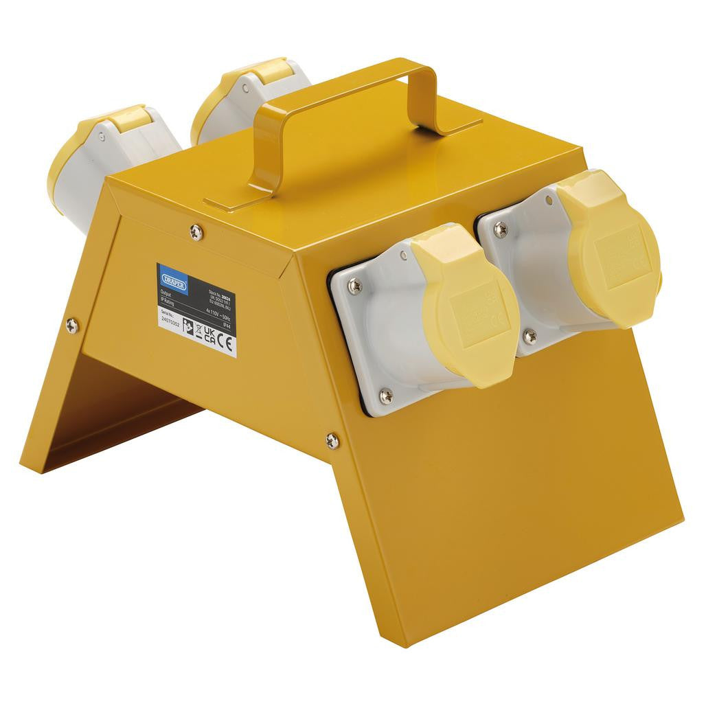Draper 4-Way Splitter Box 110V (30624) (Ex-Display)