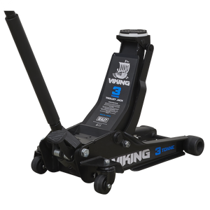 Viking Low Profile Professional Trolley Jack with Rocket Lift 3 Tonne