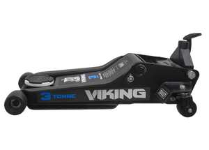 Sealey 3100TB Viking Low Profile Professional Trolley Jack with Rocket Lift, 3 Tonne Capacity, Black