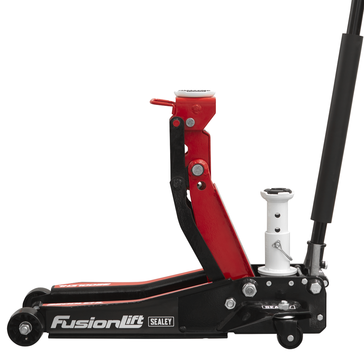 Sealey 3200LEHL Low Entry High Lift Trolley Jack with Rocket Lift, 2/3 Tonne Capacity