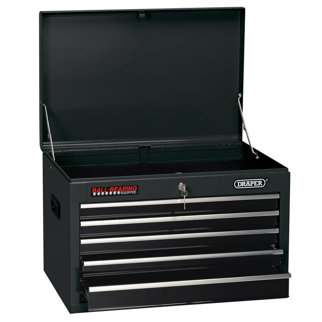 Draper Topchest Tool Chest 26", 5 Drawer, Black (35737)