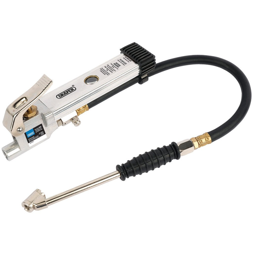 Draper Air Line Tyre Inflator with Twin Push-On Connector (36632) (Ex-Display)