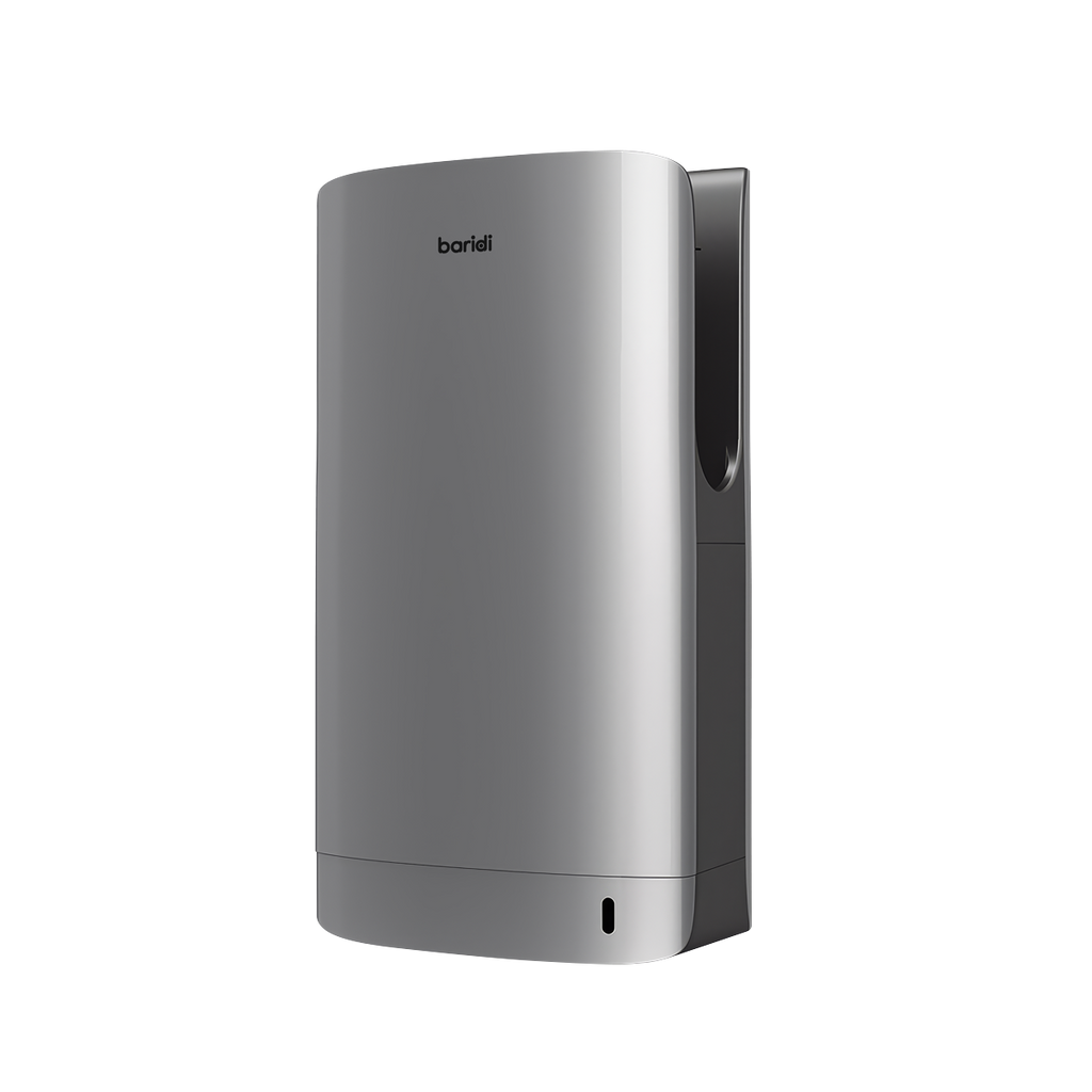 Baridi Hand Dryer with HEPA Filter & Auto-Sensor 1750W/230V - Silver