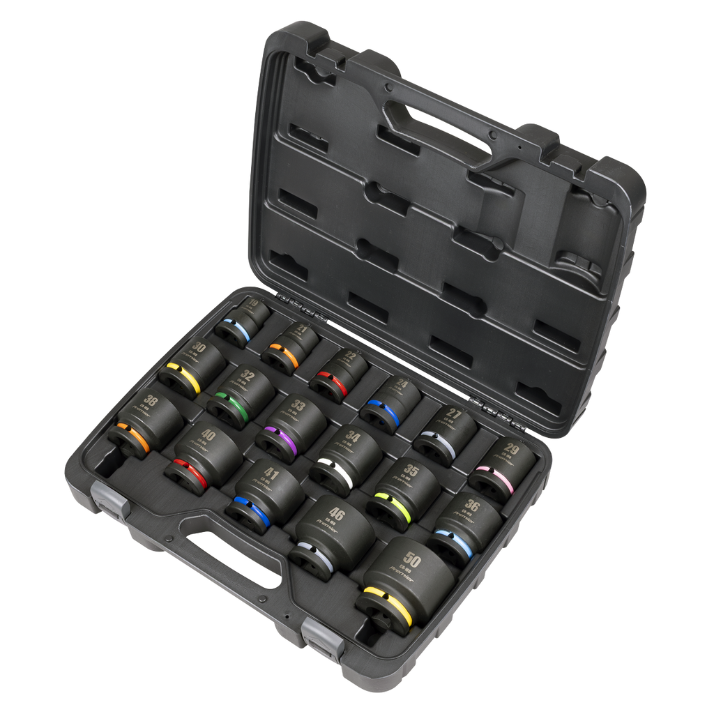 Premier Impact Socket Set 3/4"Sq Drive 17pc