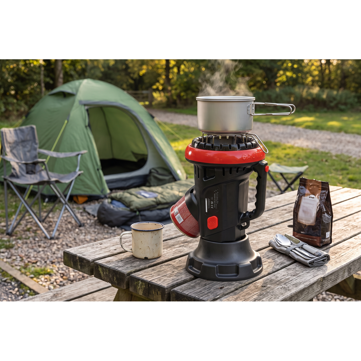 Space Warmer® Portable Propane Heater & Stove 4000Btu (LP11)