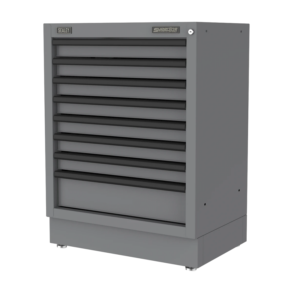 Superline PRO® Black Edition Modular Cabinet 8 Drawer 680mm (APMS39BE)