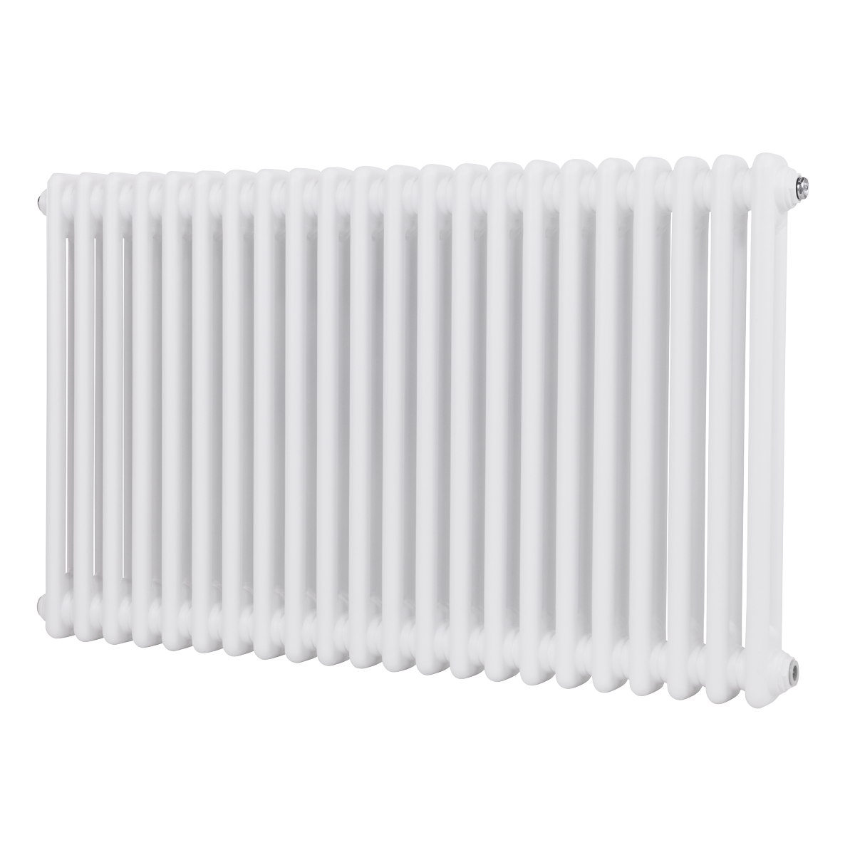 Baridi Horizontal Traditional 2 Column Radiator 600 x 1012mm – White