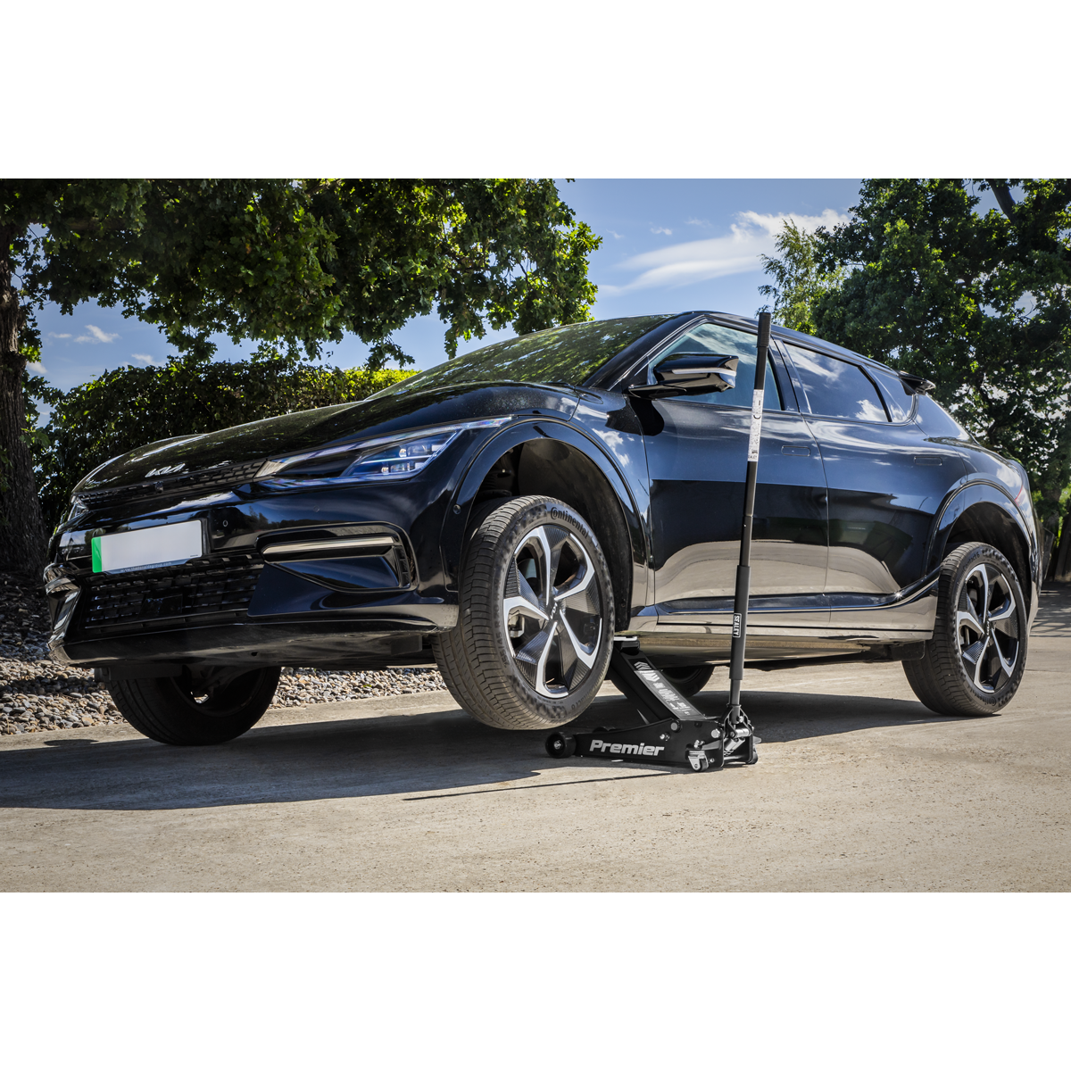 Sealey 4040AB Premier Low Profile Trolley Jack with Rocket Lift, 4 Tonne Capacity, Black