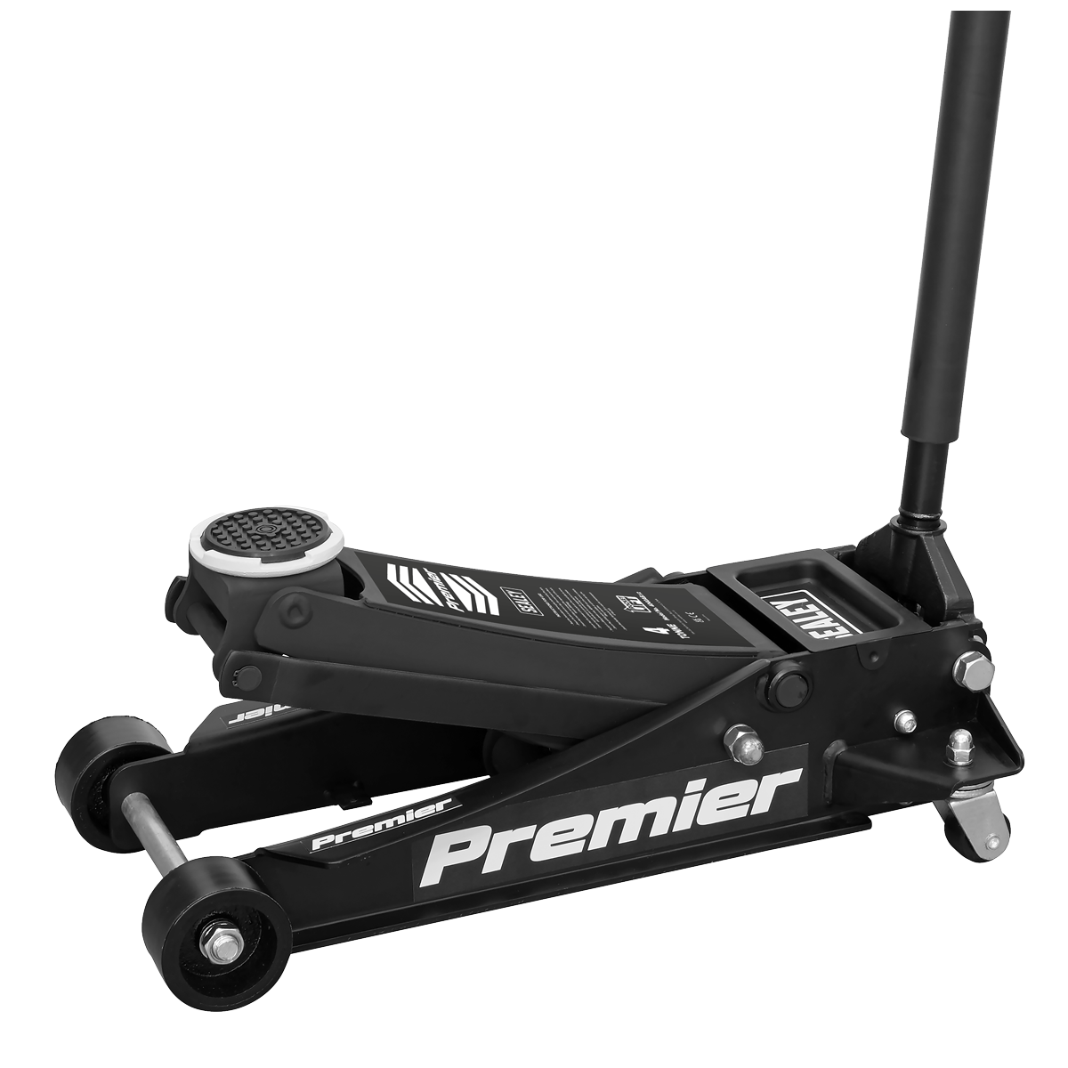 Sealey 4040AB Premier Low Profile Trolley Jack with Rocket Lift, 4 Tonne Capacity, Black
