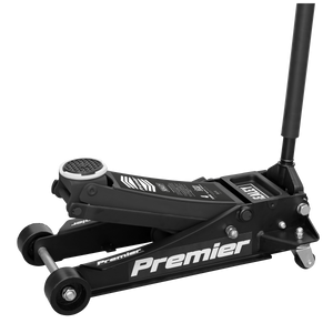 Sealey 4040AB Premier Low Profile Trolley Jack with Rocket Lift, 4 Tonne Capacity, Black