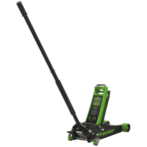 Sealey 4040AG Premier Low Profile Trolley Jack with Rocket Lift, 4 Tonne Capacity, Green