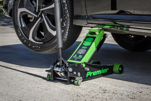 Sealey 4040AG Premier Low Profile Trolley Jack with Rocket Lift, 4 Tonne Capacity, Green
