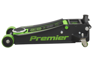 Sealey 4040AG Premier Low Profile Trolley Jack with Rocket Lift, 4 Tonne Capacity, Green