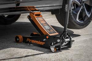 Sealey 4040AO Premier Low Profile Trolley Jack with Rocket Lift, 4 Tonne Capacity, Orange