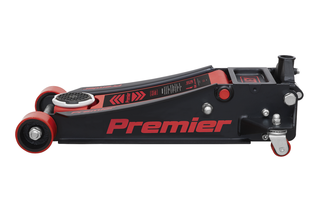 Sealey 4040AR Premier Low Profile Trolley Jack with Rocket Lift, 4 Tonne Capacity, Red