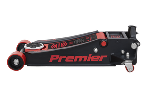 Premier Low Profile Trolley Jack with Rocket Lift 4 Tonne - Red