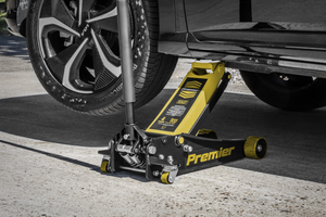 Sealey 4040AY Premier Low Profile Trolley Jack with Rocket Lift, 4 Tonne Capacity, Yellow