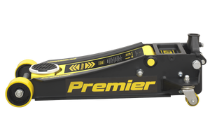 Sealey 4040AY Premier Low Profile Trolley Jack with Rocket Lift, 4 Tonne Capacity, Yellow