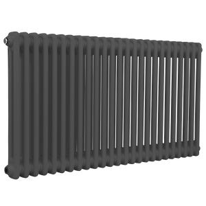 Baridi Horizontal Traditional 2 Column Radiator 600 x 1147mm – Anthracite