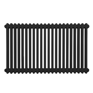 Baridi Horizontal Traditional 2 Column Radiator 600 x 1012mm – Black