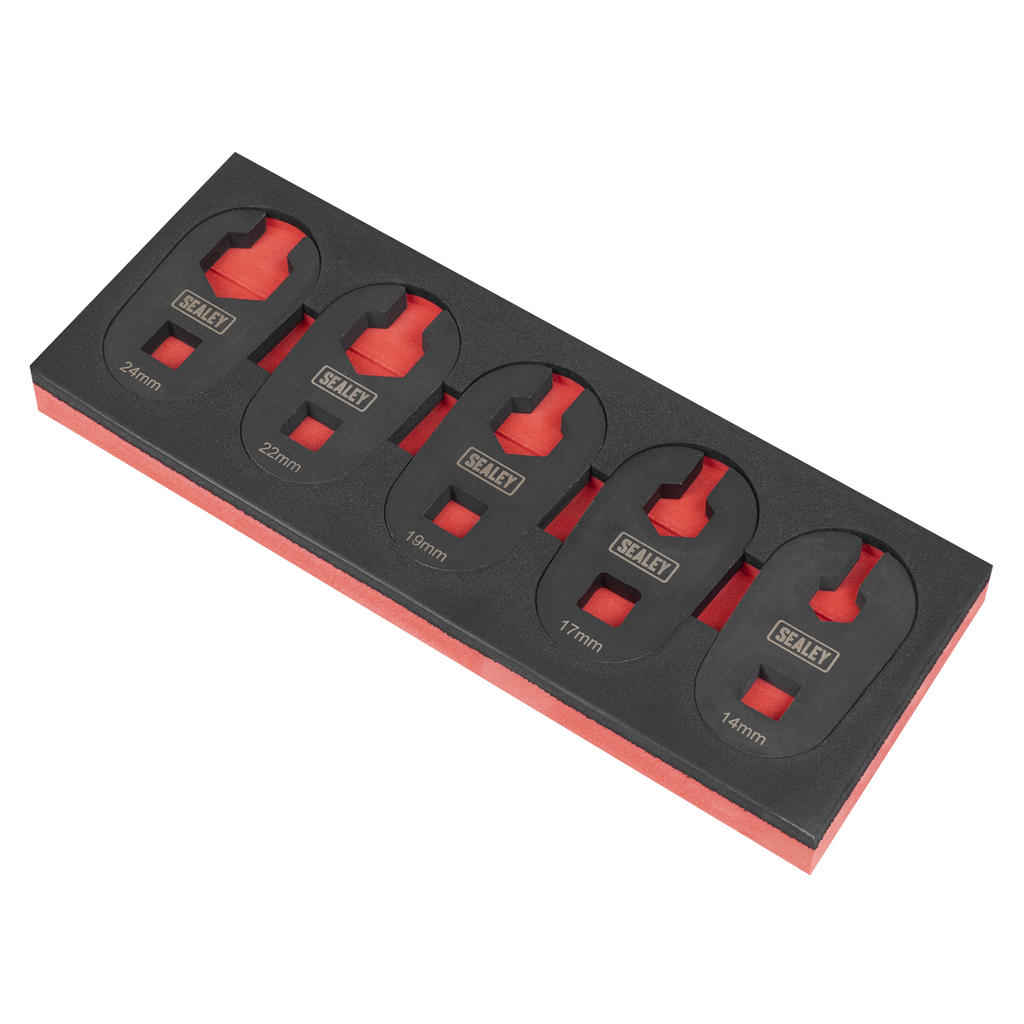 Limited Access Crow's Foot Spanner Set 5pc 1/2"Sq Drive (SX0329)