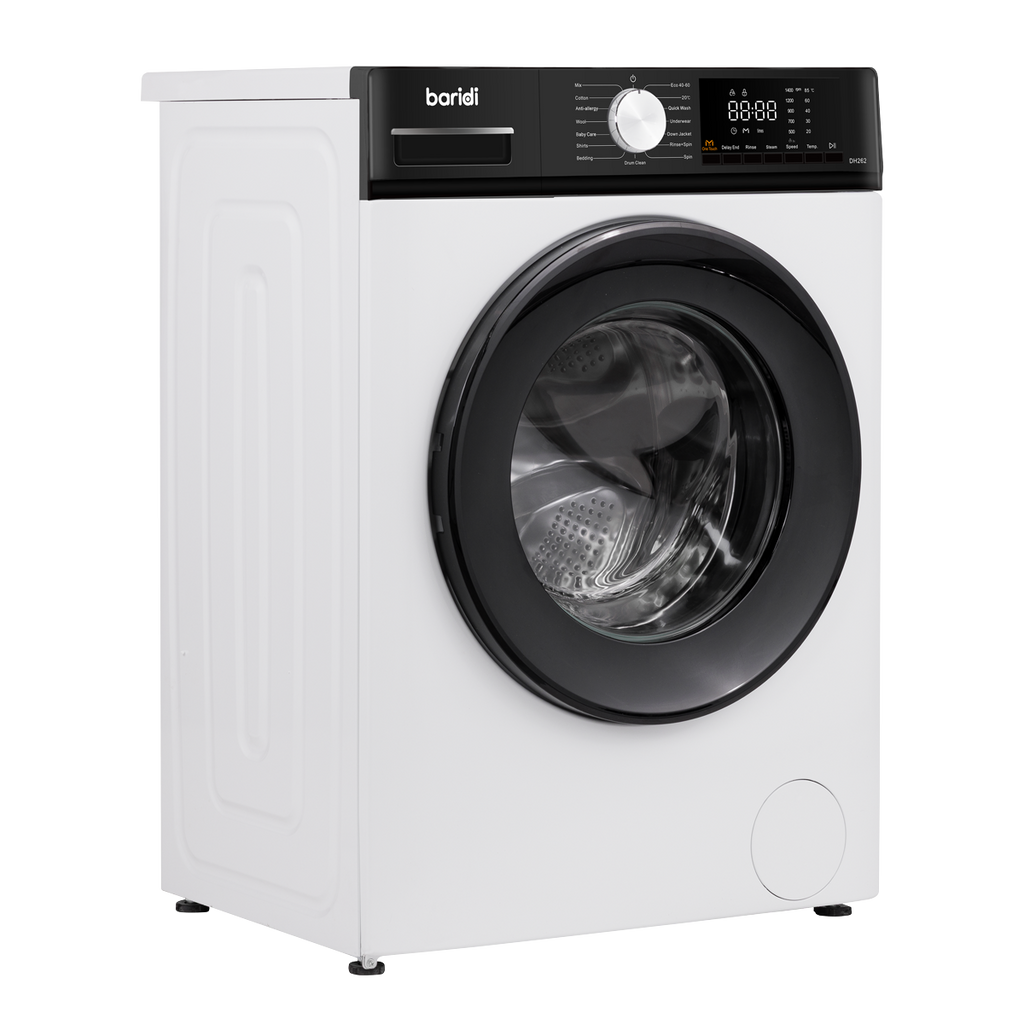 8kg Washing Machine, Front Loading, 1400rpm Energy Rating A – White
