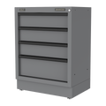 Superline PRO® Black Edition Modular Cabinet 4 Drawer 680mm (APMS38BE)