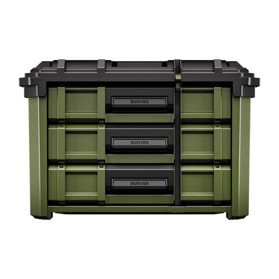 Draper BUNKER® Load-Up Stacking Toolbox 570mm, 3 Drawer (29441)