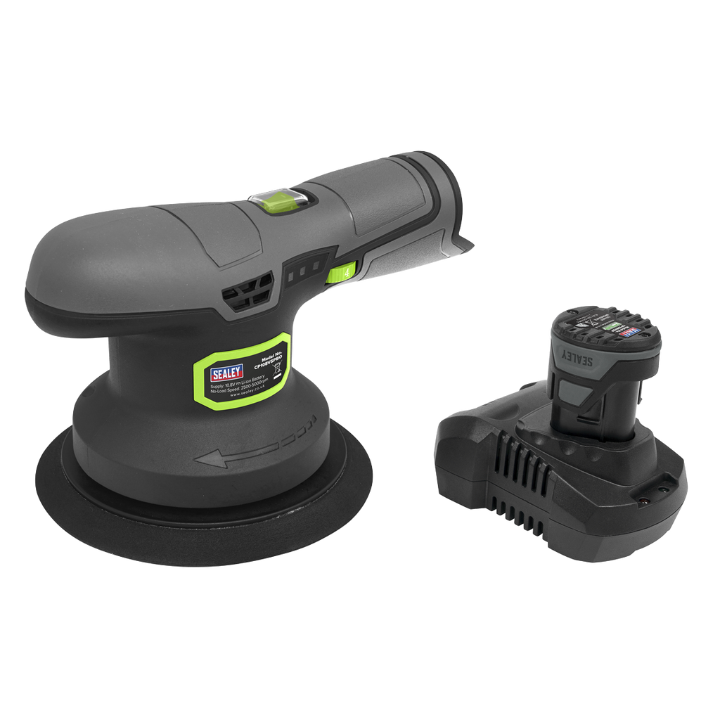 SV10.8 Series 150mm Cordless DA Sander/Polisher Kit, Euro Plug (CP108VSPEU)