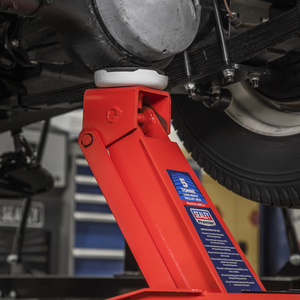 Sealey 5001 Premier Long Reach Trolley Jack, 5 Tonne Capacity, Red