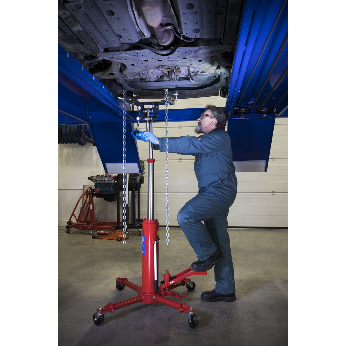 Telescopic Vertical Transmission Jack 500kg